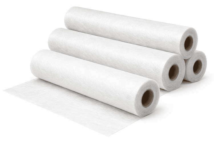 Close up of FRP FiberGlass Mat